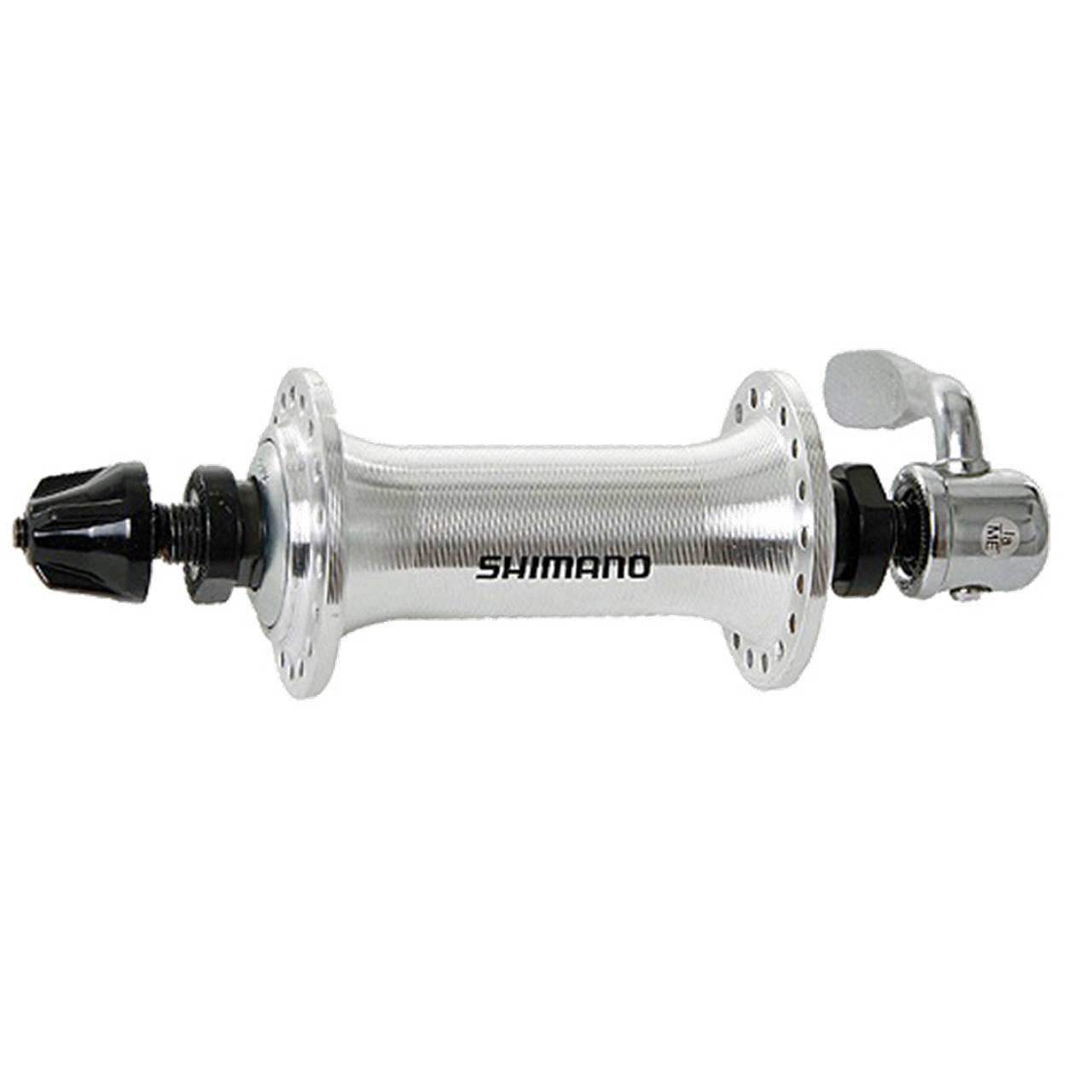 Vorderradnabe Shimano Tourney HB-TX500 silbern Felgenbremse Schnellspanner