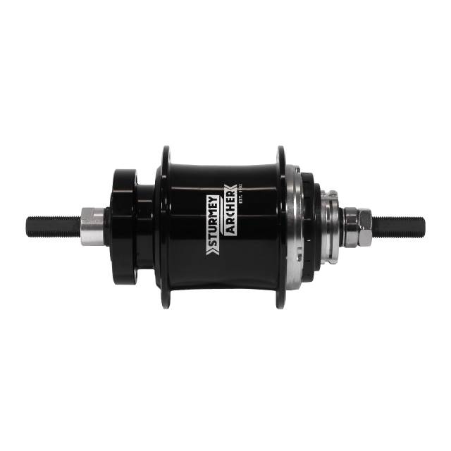 Sturmey Archer Getriebenabe Automatic A2K schwarz Disc 6-Loch