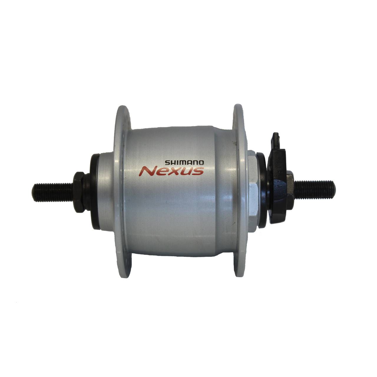 Vorderrad Nabendynamo Shimano Nexus DH-C6000-1N 1,5 Watt Vollachse silbern