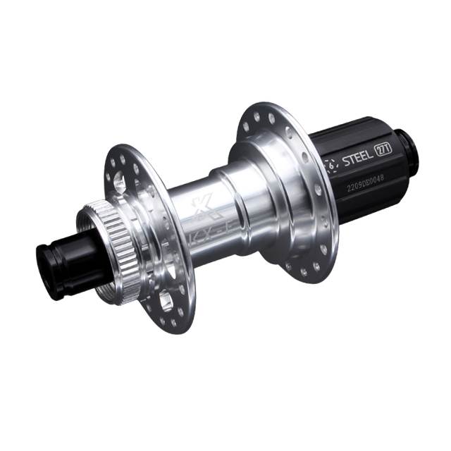 KX-E Hinterradnabe Centerlock 12x142 mm 8-12 fach silbern