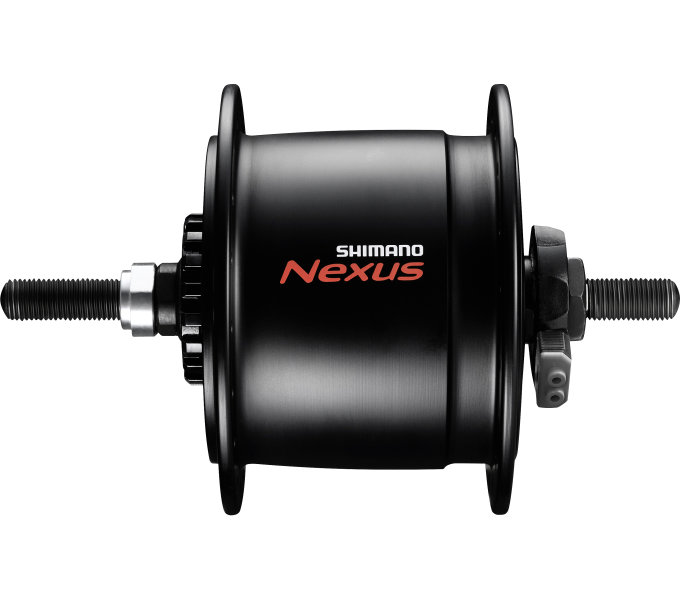 Shimano Nabendynamo Nexus DH-C6000-3R3 schwarz Vollachse für Rollenbremse