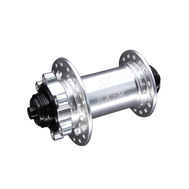 KX-M Vorderradnabe MTB Schnellspanner 5x100 Disc 6-Loch silbern