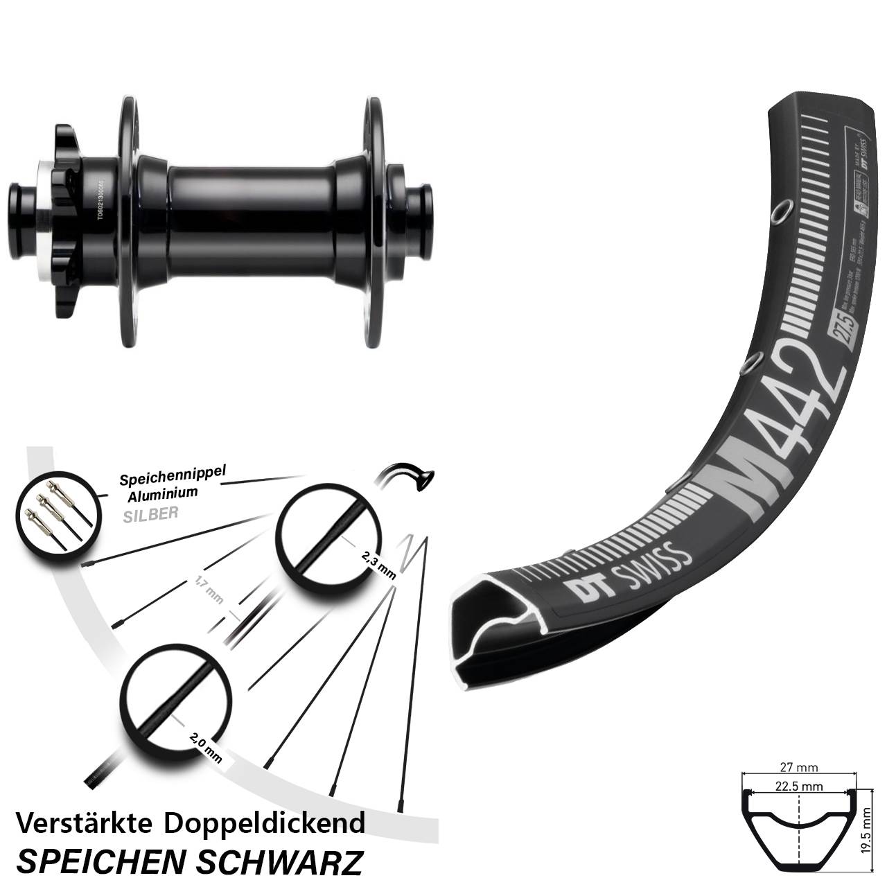 Boost Disc Laufrad 15x110 29 Zoll DT Swiss M 442 Novatec D341