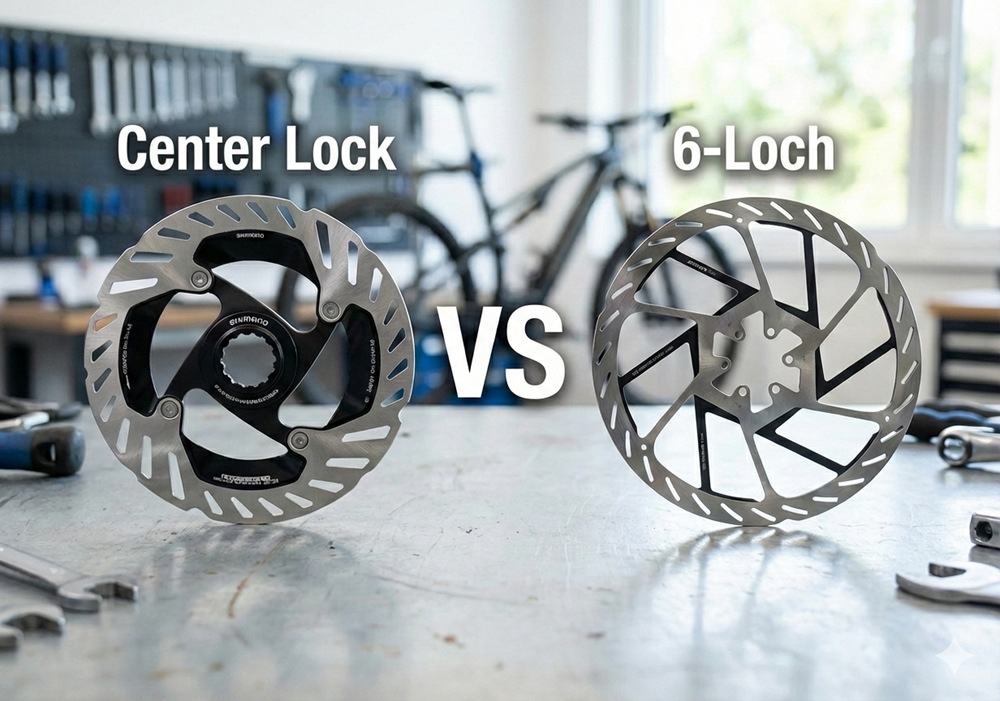 6-Loch oder Center Lock? So erkennen Sie die Scheibenaufnahme an Ihrem Fahrrad