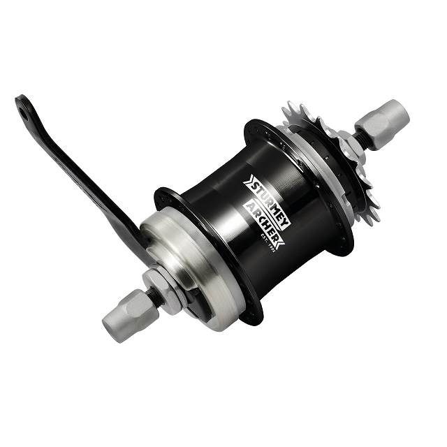 Sturmey Archer Single Speed Nabe mit Rücktrittbremse S1C schwarz