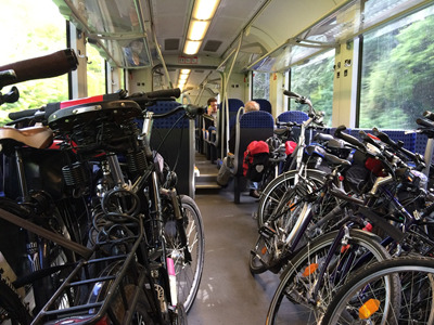 Das E-Bike in der Bahn mitnehmen