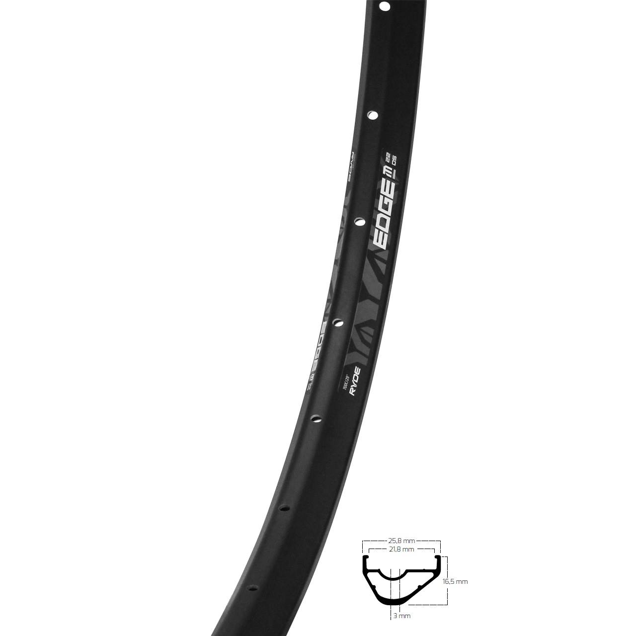 Ryde Edge M22 OS Felge 29 Zoll B-Ware