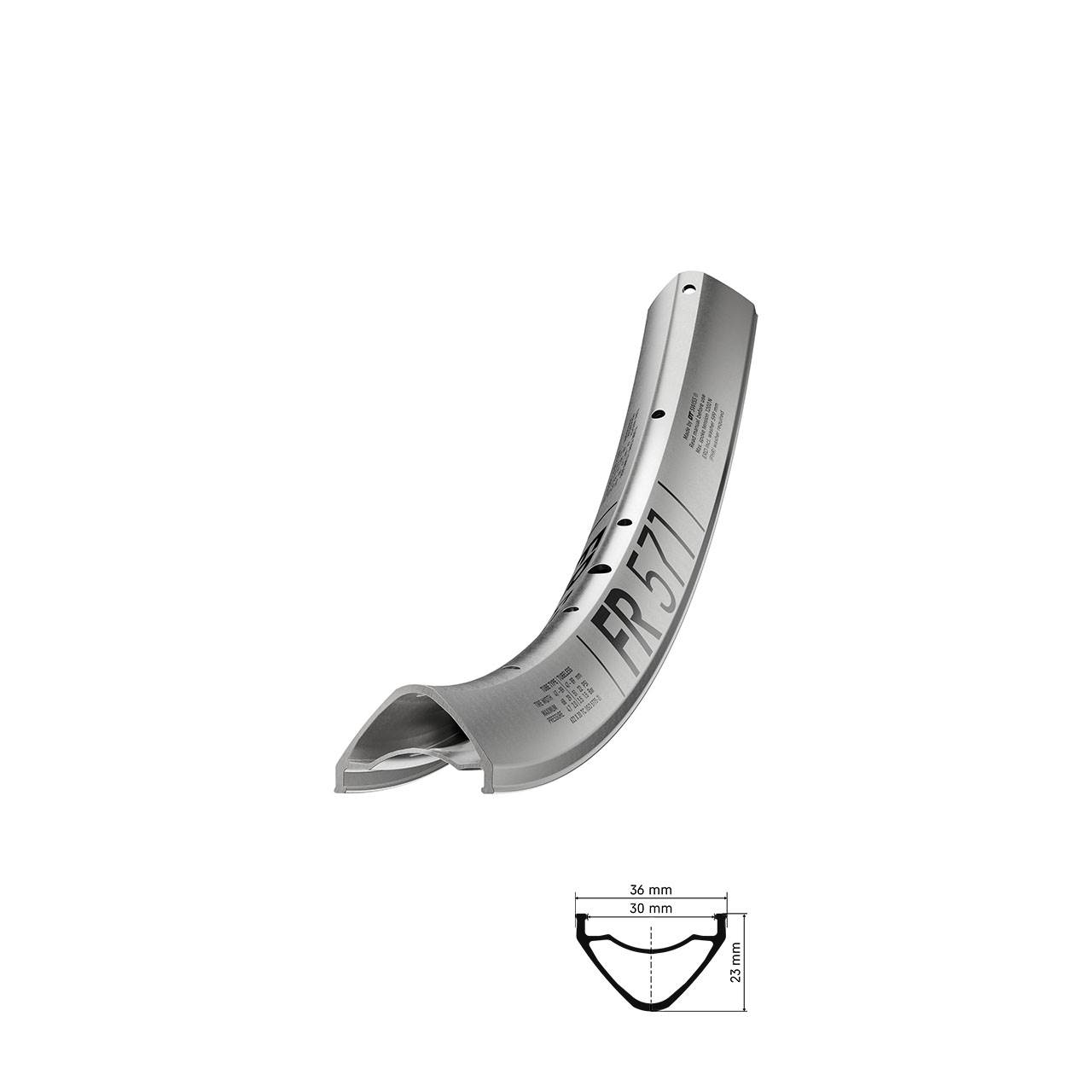 DT Swiss FR571 silbern 29 Zoll