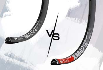 Vergleich: Felgen DT Swiss M 462 vs. DT Swiss XM 421