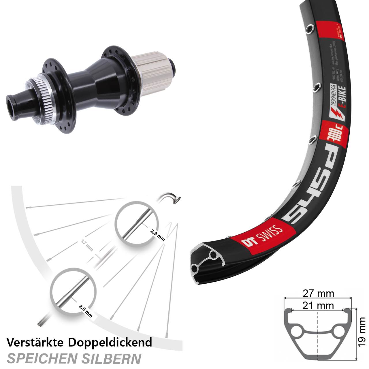 DT Swiss 545d Novatec CL142 29 Zoll Centerlock Hinterrad 12x142 8-12 fach
