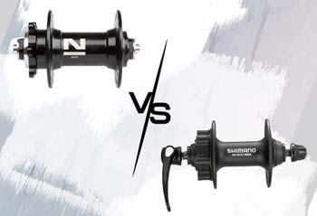Vergleich: Vorderradnaben Novatec D041SB Schnellspanner 6-Loch vs. Shimano Deore HB-M525
