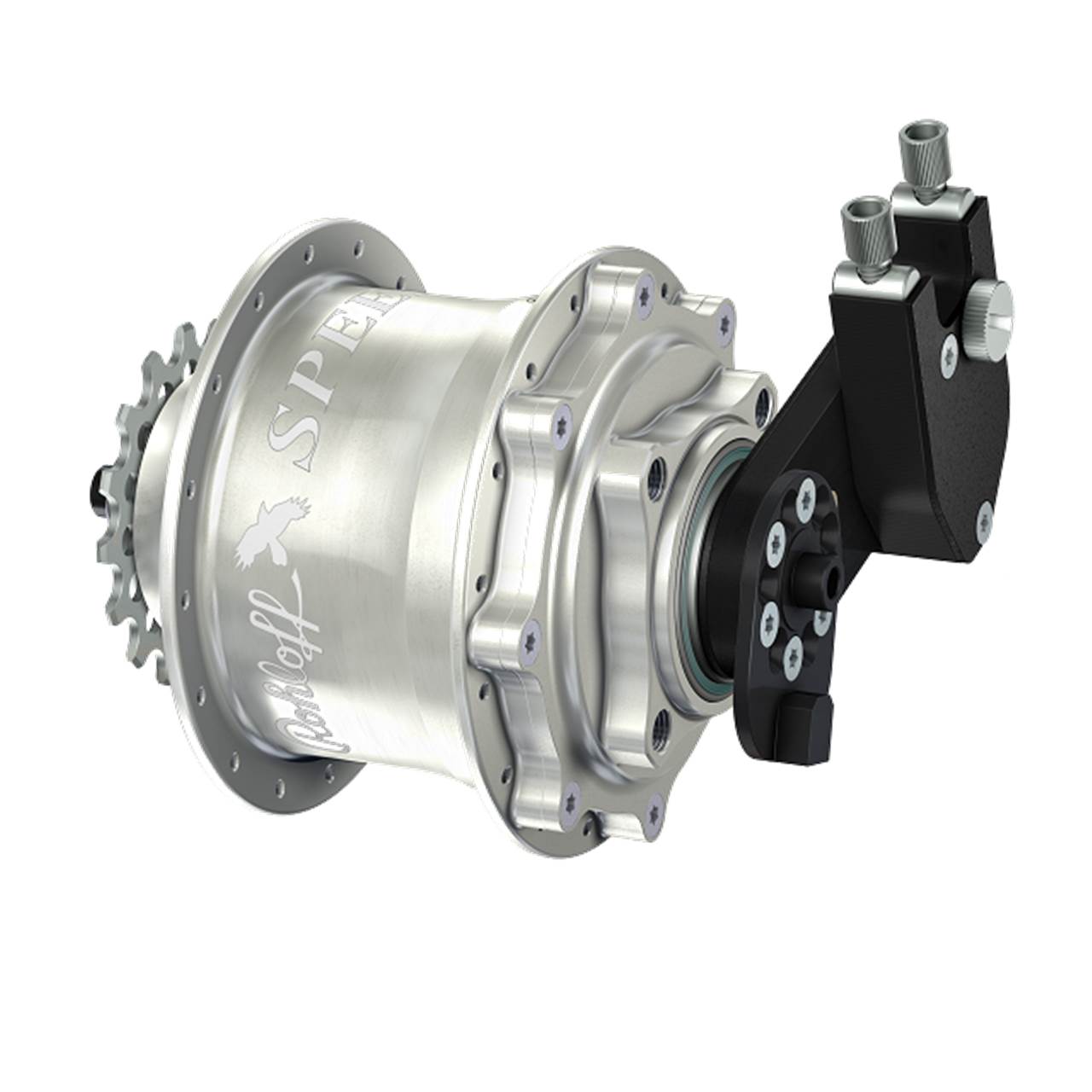 Rohloff Speedhub 14 Gang Nabe für Scheibenbremse 500/14 CC DB OEM silbern