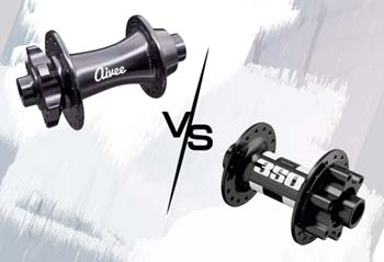 Vergleich: Aivee Classic Boost vs. DT Swiss 350 Boost Vorderradnabe
