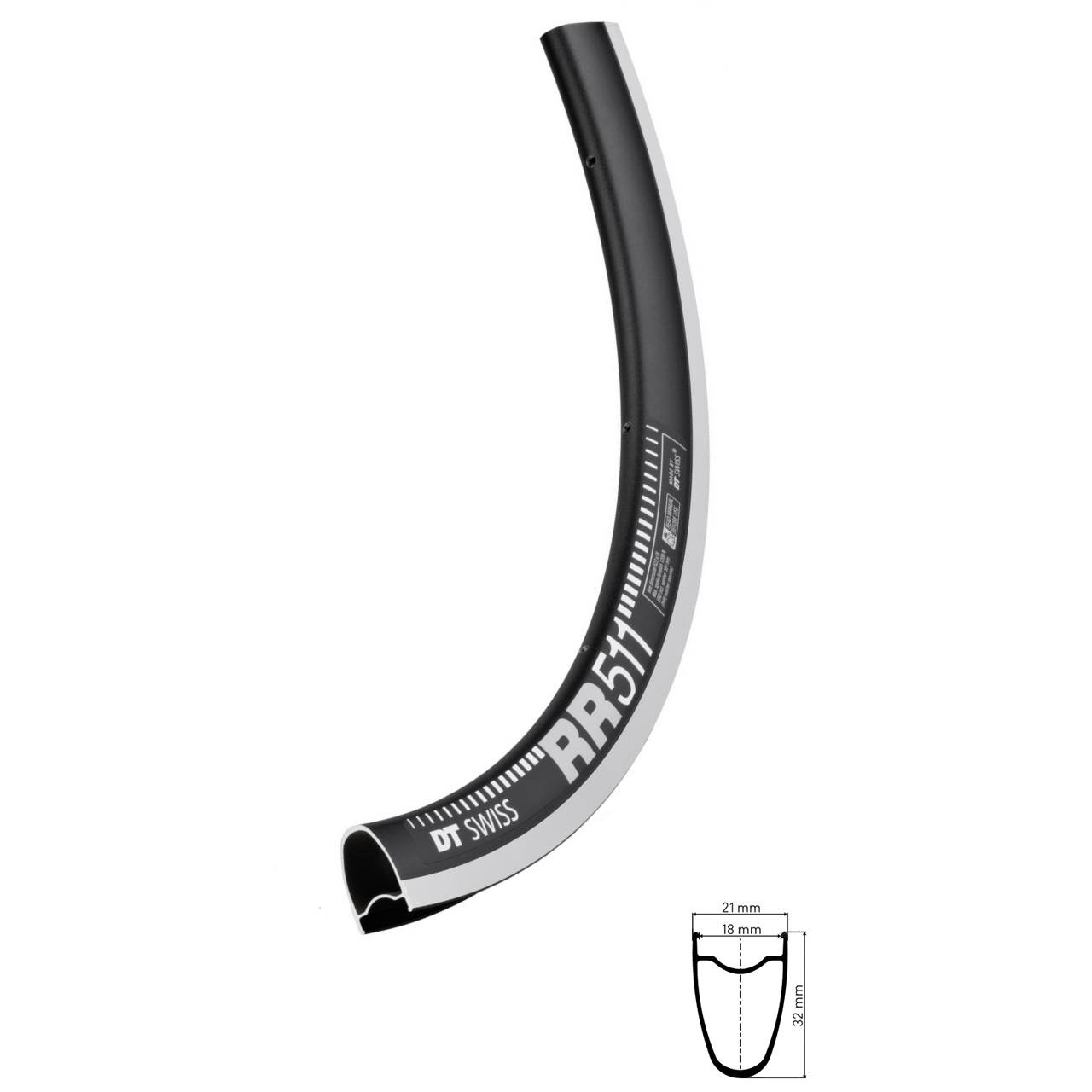 DT Swiss RR511 RB Felge 28 Zoll