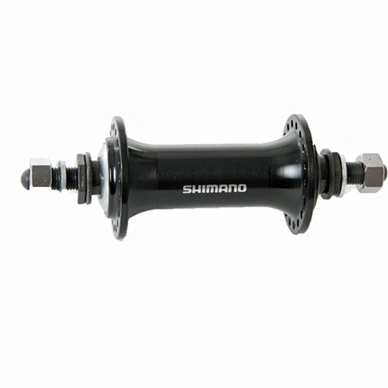 Vorderradnabe Shimano Tourney HB-TX500 schwarz Felgenbremse Mutterntyp