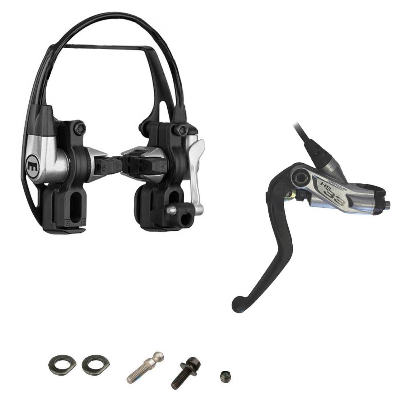 Magura HS33 hydraulische Felgenbremse silbern