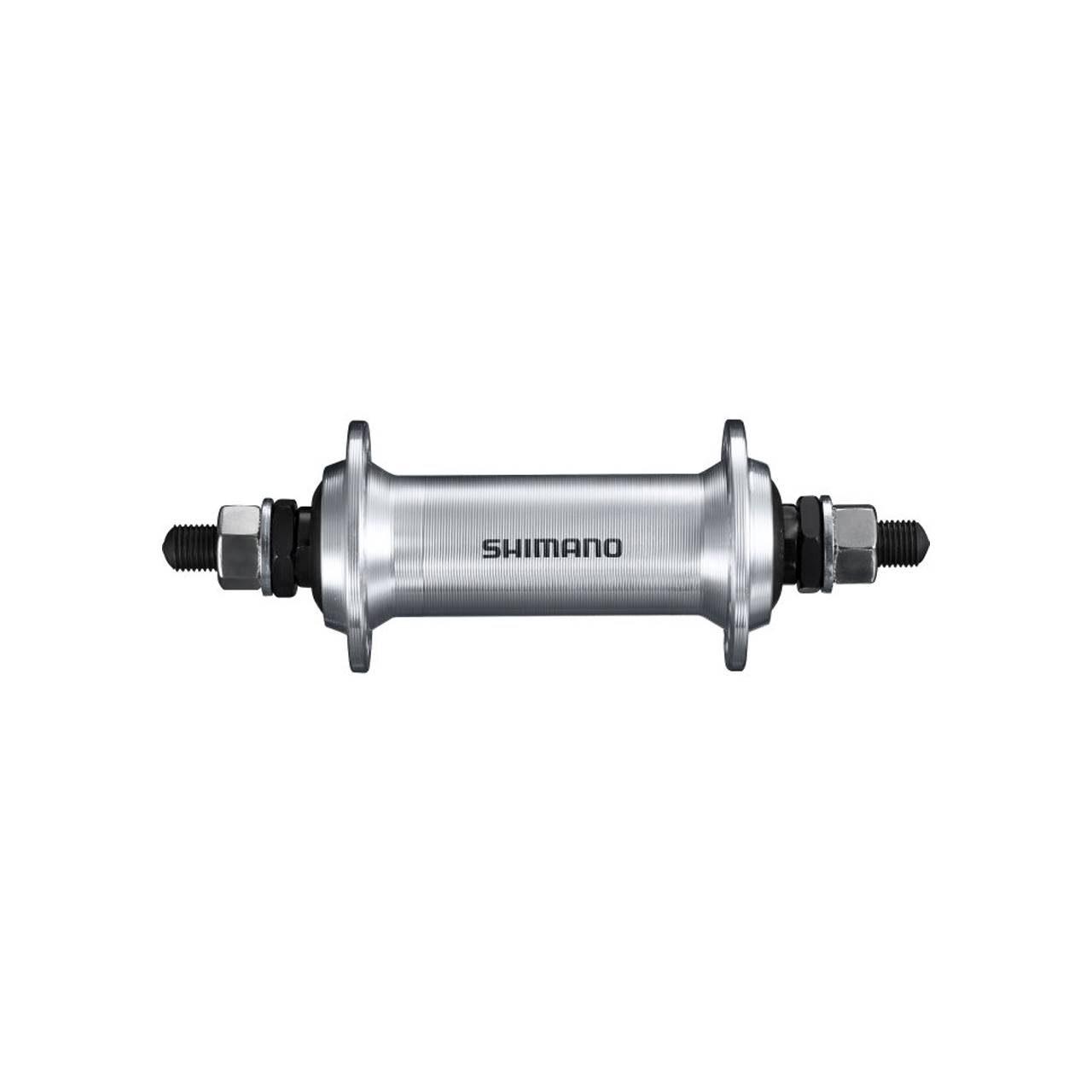 Vorderradnabe Shimano Tourney HB-TX500 silbern Felgenbremse Mutterntyp