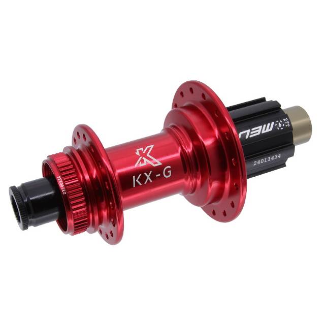 KX-G Hinterradnabe 12x142 mm Centerlock rot Campa N3W