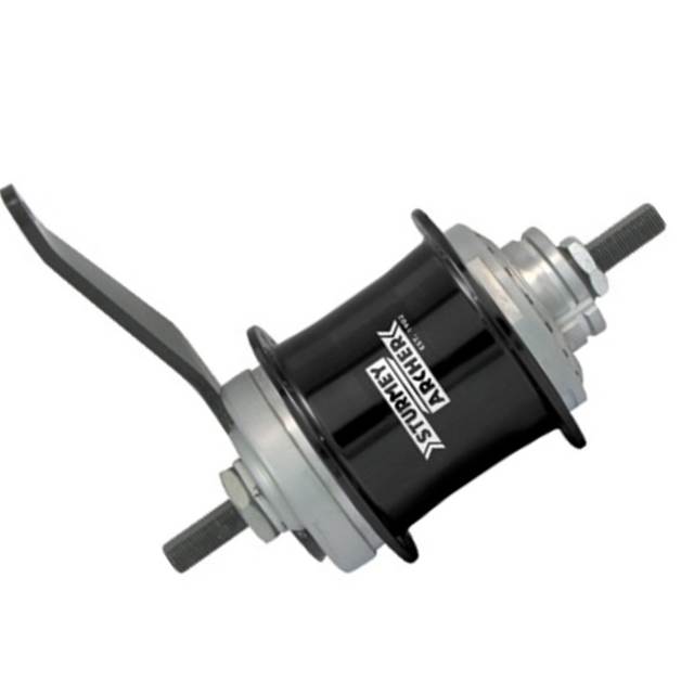 Sturmey Archer S2 Duomatic Kick Shift 2 Gang schwarz mit Rücktritt
