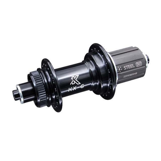 KX-G/S Nabe Hinterrad Schnellspanner Stahlachse Stahl-Freilauf verstärkt schwarz