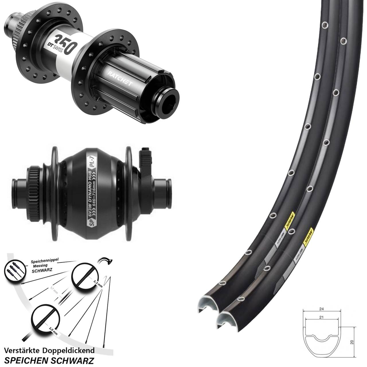 Disc Laufradsatz 28/29 Zoll Mavic XC 621 DT Swiss 350 SP PL-7 11-12 fach HG 12x100/142