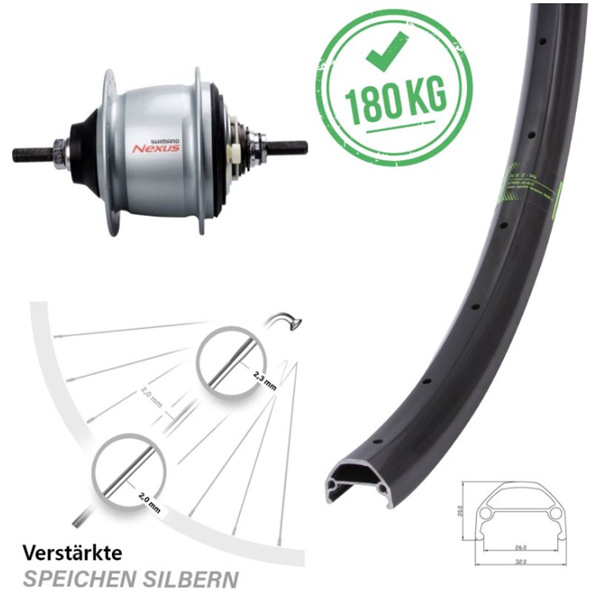 kaufen-sie-guenstige-extra-stabile-26-zoll-hinterraeder-mit-shimano-nexus-8-gang-nabenschaltungen-fuer-rollenbremsen-im-online-shop