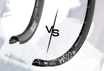 Vergleich: Felgen DT Swiss H 522 vs. U 623