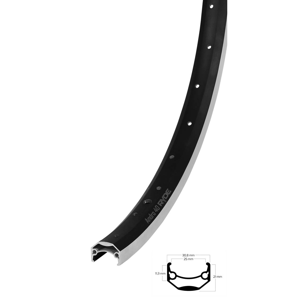 Ryde Andra 40 27,5 Zoll Felge schwarz