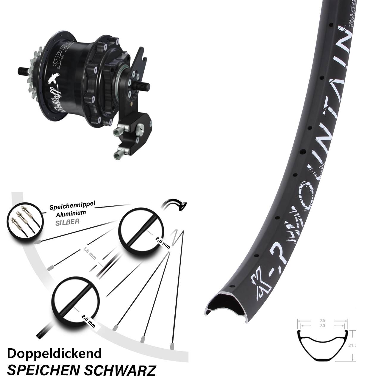 29 Zoll KX-R Mountain Rohloff Speedhub TS DB OEM2