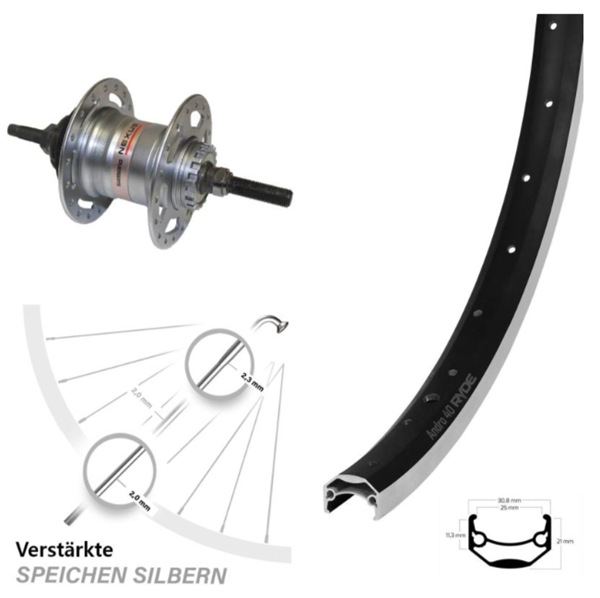 mtb reifen 26 zoll pannenschutz Fincci Fahrrad Mantel 26x1,95 50-559 Drahtreifen mit 3mm | 50-559 26x1.95 mit 30 TPI und 40-60 PSI für Optimalen Pannenschutz Size:S (55-56cm) Ansell Alphatec 53-001 | fahrradbox essen