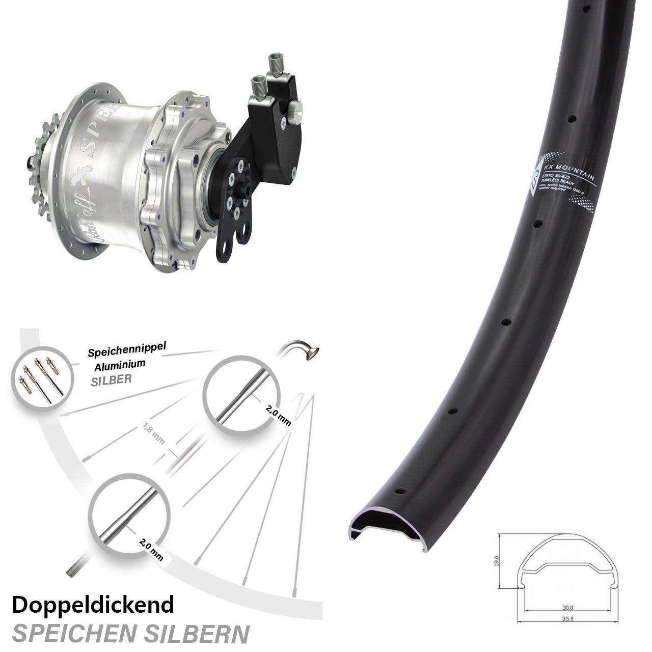 29 Zoll KX Mountain Rohloff Speedhub 500/14 CC DB