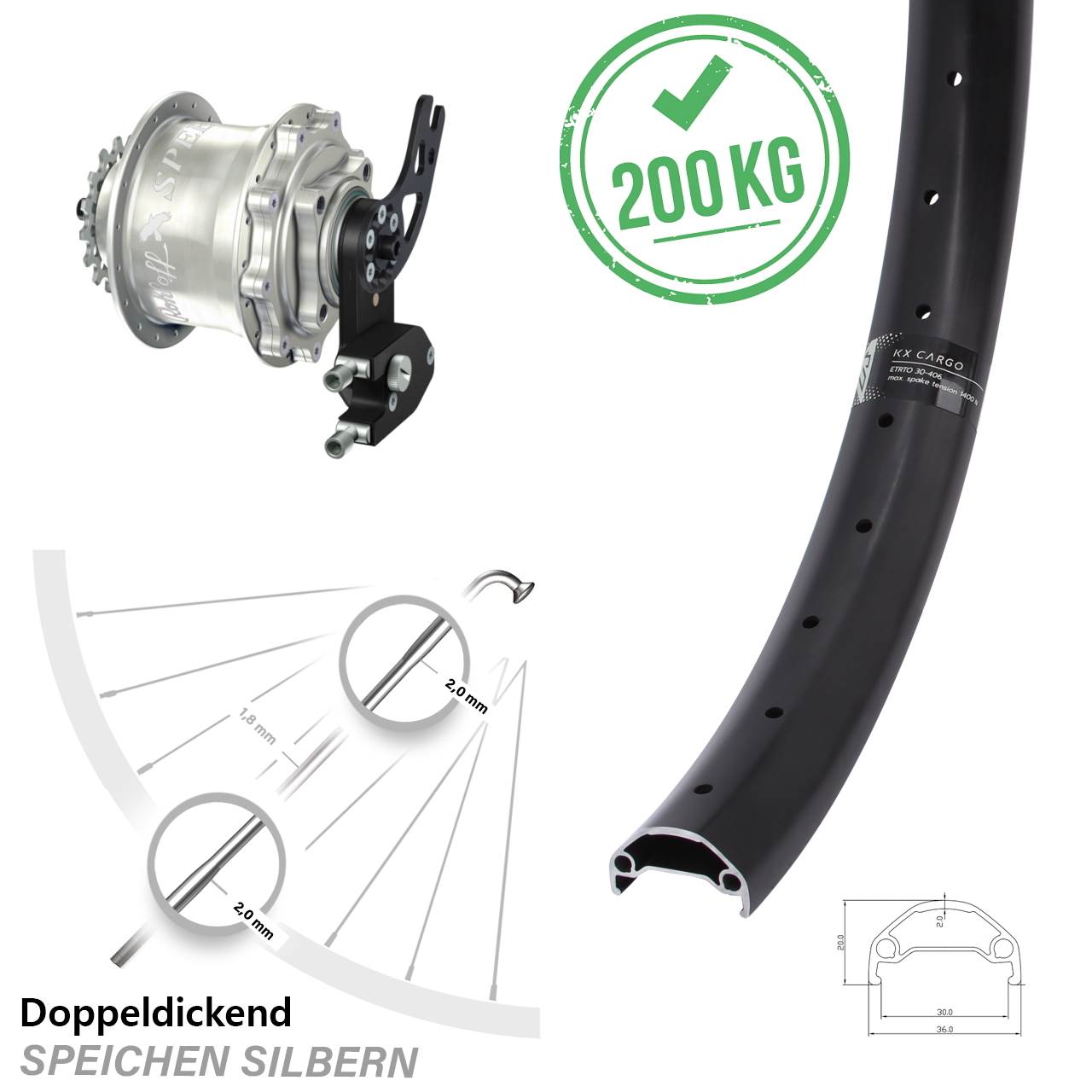 27,5 Zoll KX Cargo Rohloff Speedhub 500/14 CC DB PM