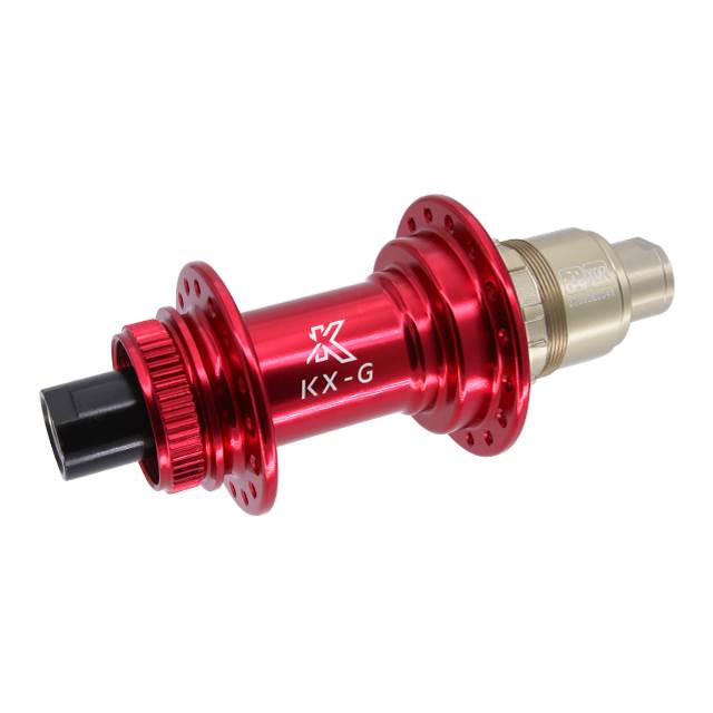 KX-G Hinterradnabe 12x142 mm Centerlock rot XD-R