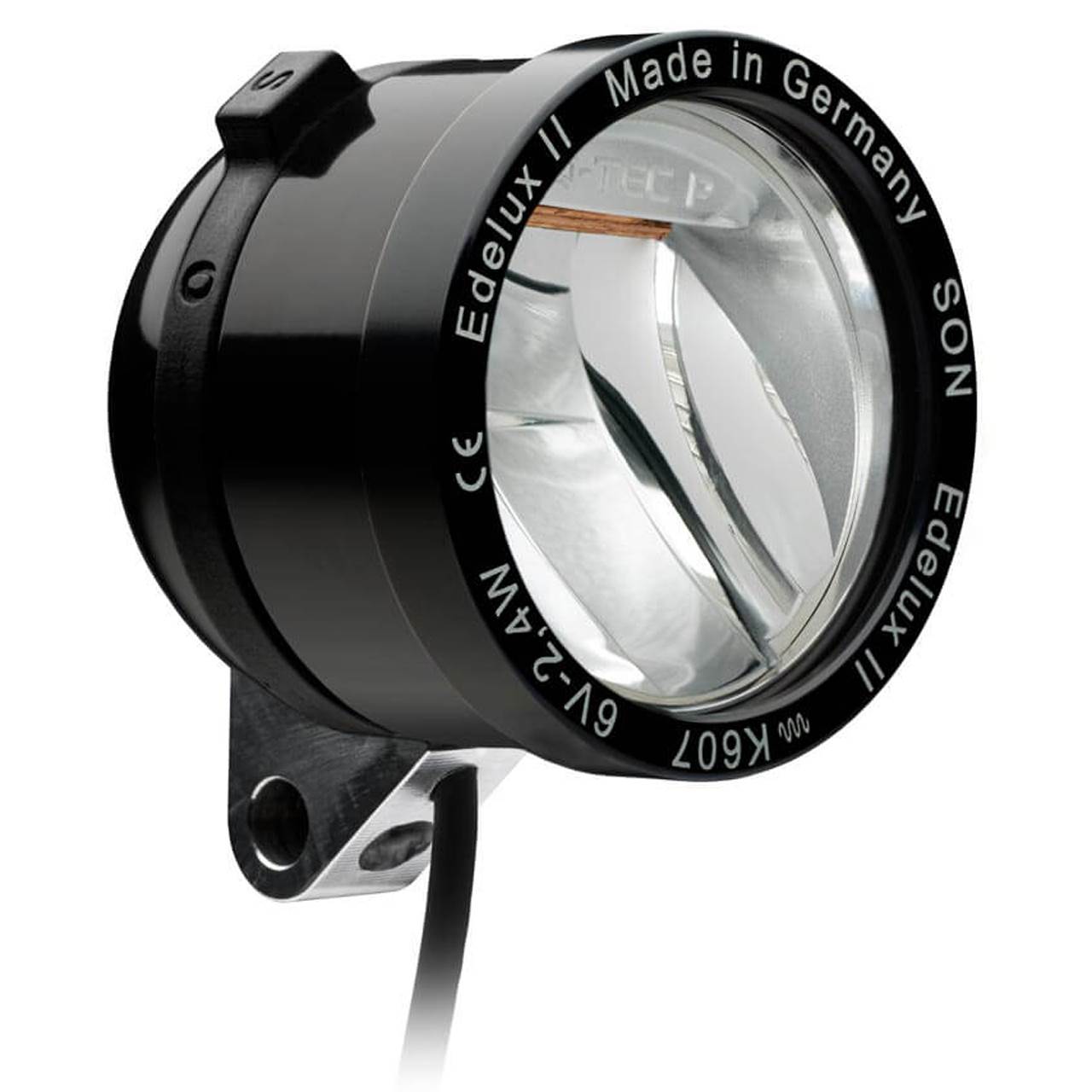 Son Edelux II LED-Scheinwerfer schwarz eloxiert 60 cm Kabel 100 Lux