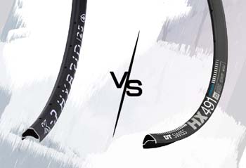 Vergleich: Felge KX-R Hybrid 25 vs. DT Swiss HX 491
