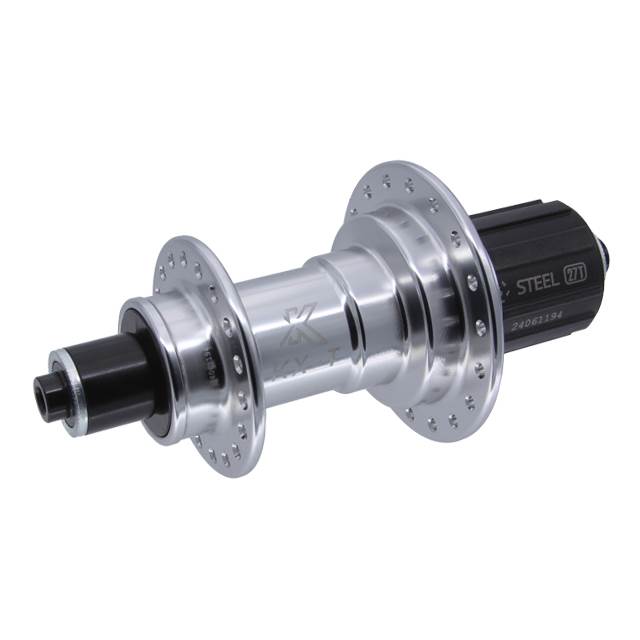 KX-TS Heavy Duty Hinterradnabe 5/135 mm 8-12 fach silbern