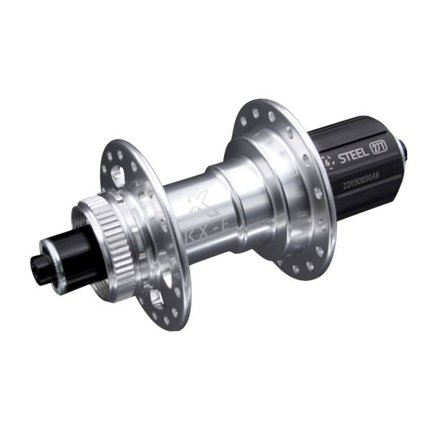 KX-E Hinterradnabe Centerlock 5/135 mm 8-12 fach silbern