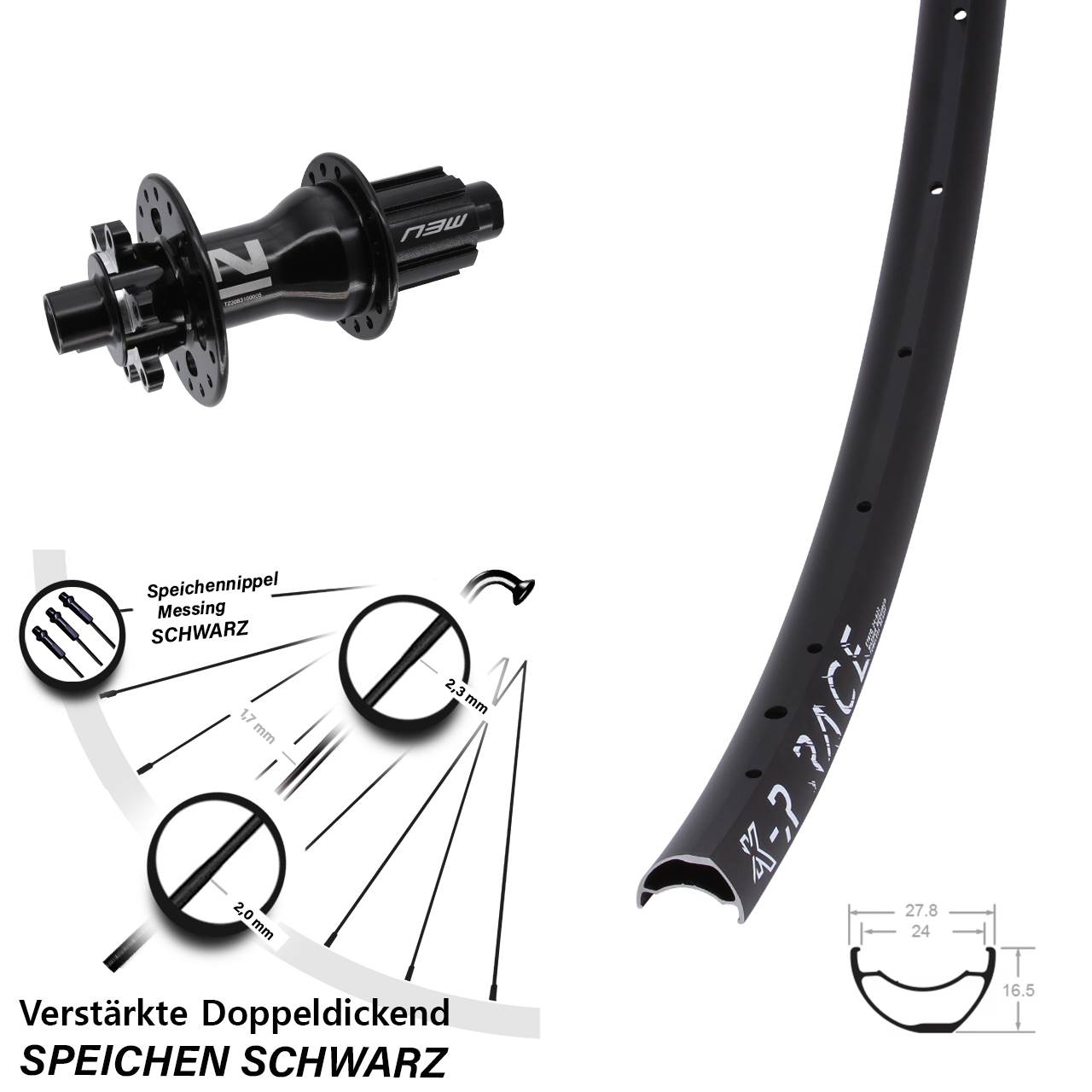 KX-R Race Novatec Superlight Disc Laufrad 12x142 Campagnolo N3W
