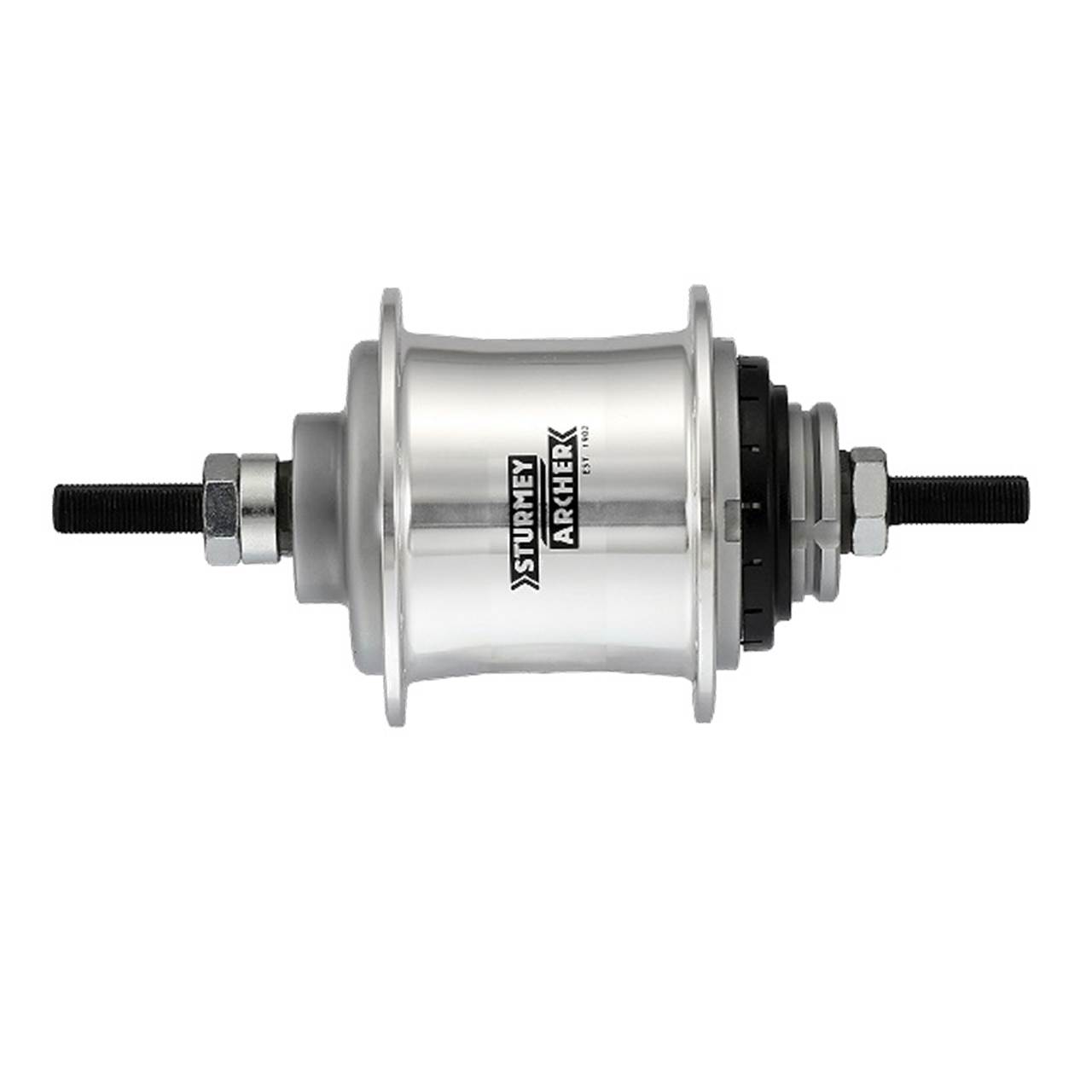 Sturmey Archer Getriebenabe Automatic A2K silbern Felgenbremse