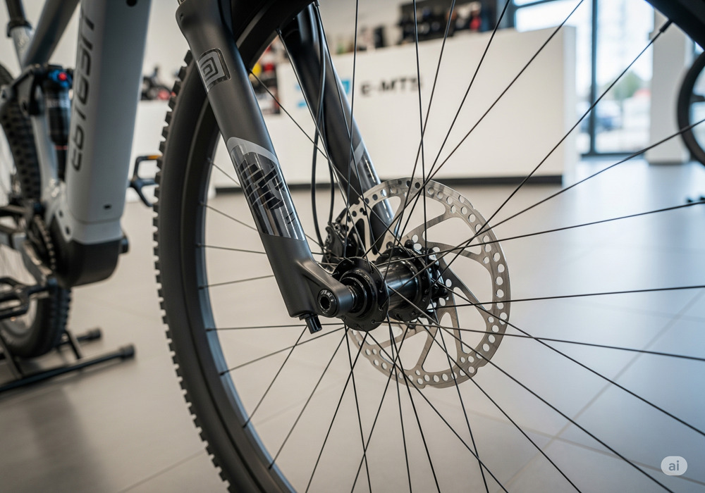 Wie reinige ich von außen meine Vorderradnabe am Bike?