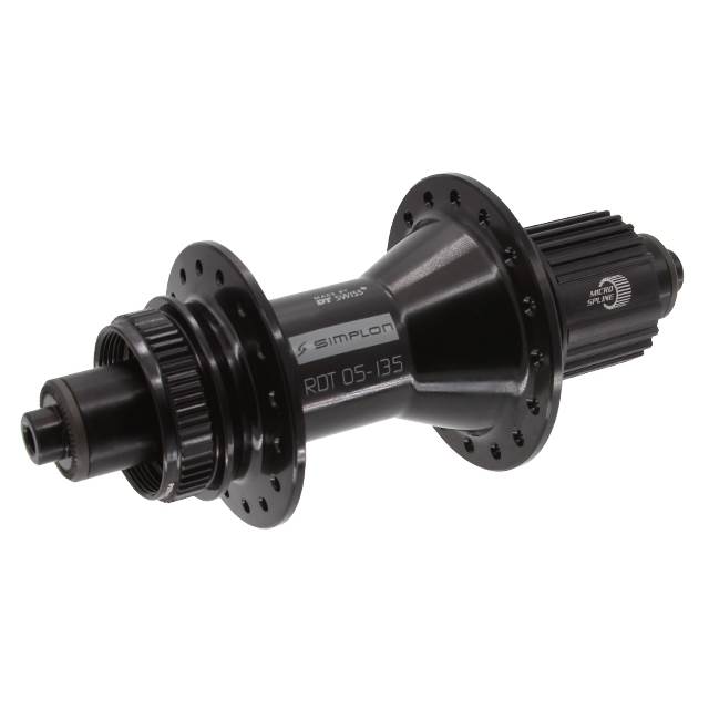 DT Swiss 370 HR Nabe 5x135 Centerlock SE-LN Hybrid Micro Spline