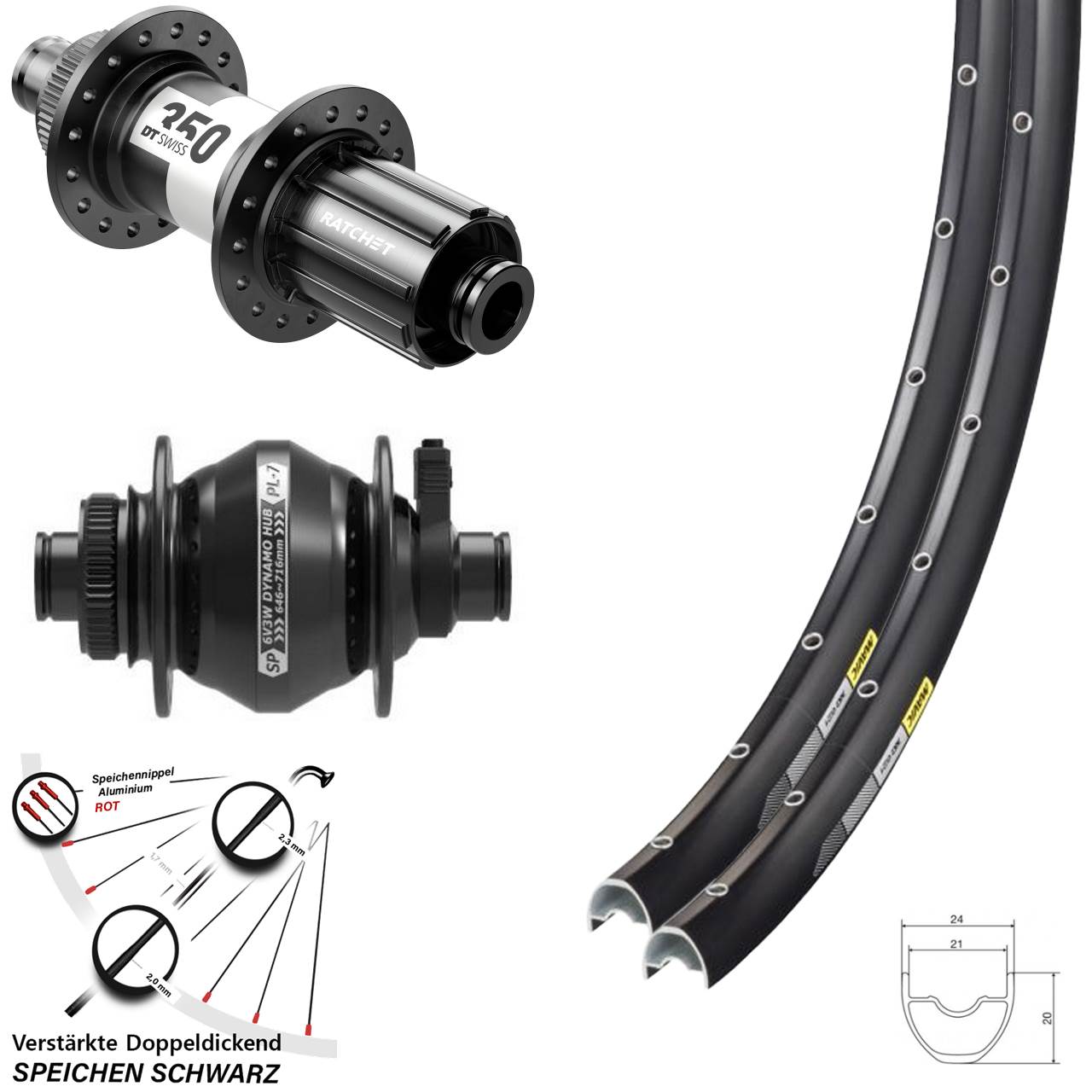 Disc Laufradsatz 28/29 Zoll Mavic XC 621 DT Swiss 350 SP PL-7 11-12 fach HG 12x100/142