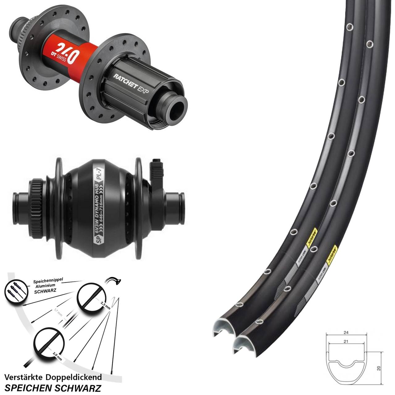 Disc Laufradsatz 12x100/142 28 Zoll Mavic XC 621 DT Swiss 240 Shutter PL-7 11-12 fach HG