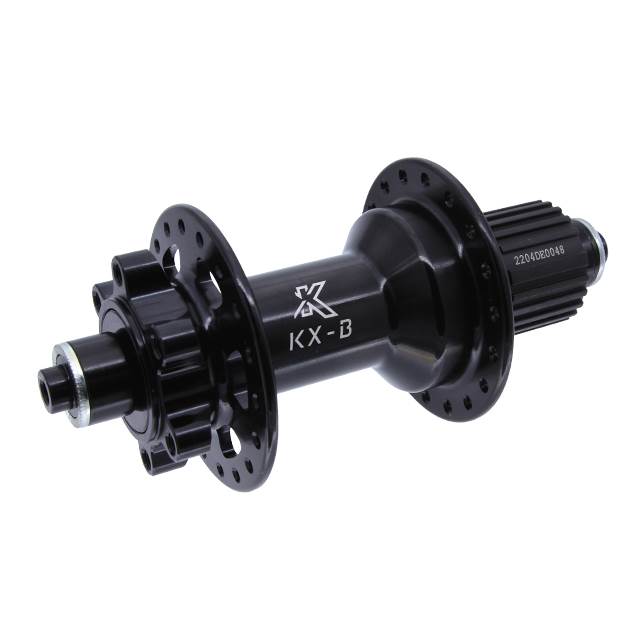 KX-B Boost 5x141 Hinterradnabe 6-loch Stahlachse Micro Spline 12-fach