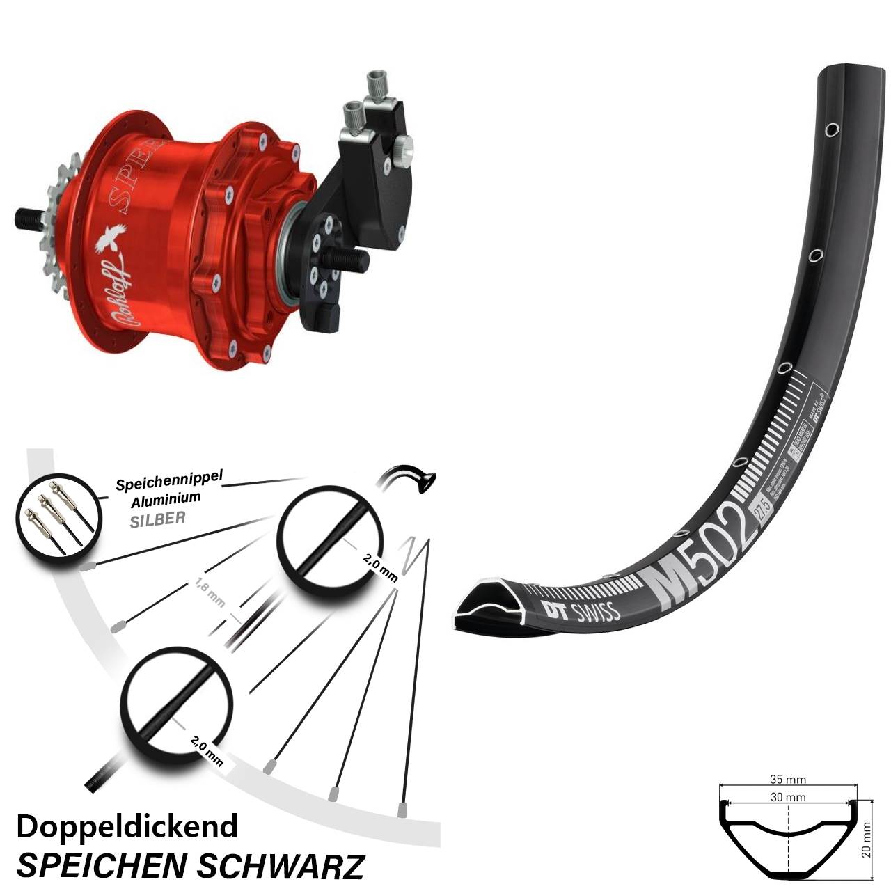 Disc Laufrad 29 Zoll