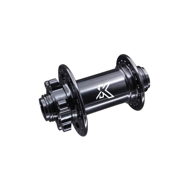 KX-M Vorderradnabe 12x100 Disc 6-Loch schwarz