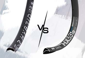 Vergleich: Felge KX-R Hybrid 30 vs. DT Swiss HX 531