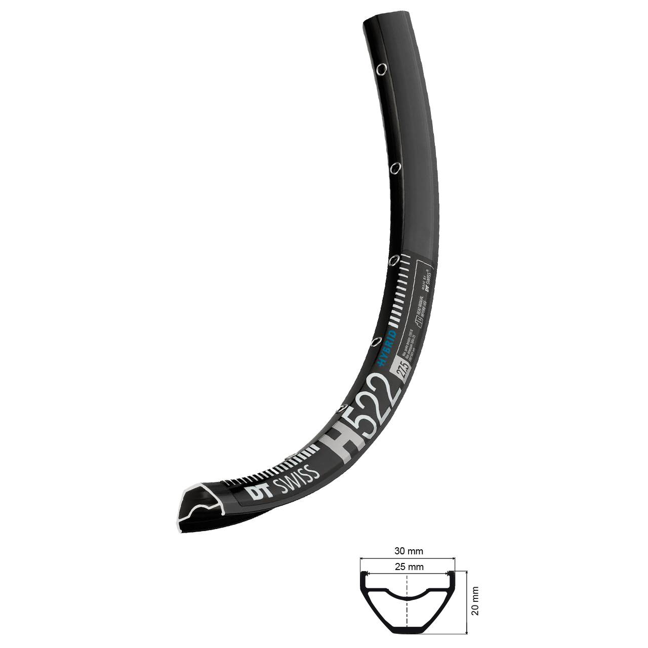 Felge DT Swiss H522 27,5 Zoll