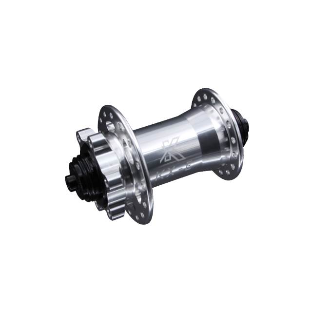 KX-E Vorderradnabe 6-loch 5x100 mm silbern