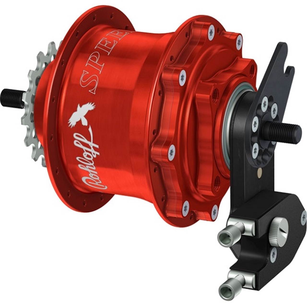 Rohloff Speedhub 500/14 TS DB OEM2 Nabe 14 Gang rot